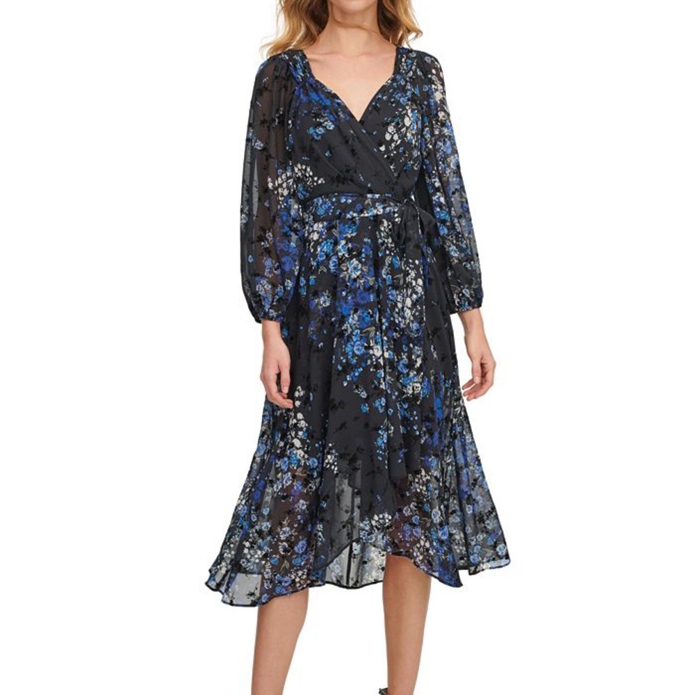 DKNY Faux-wrap